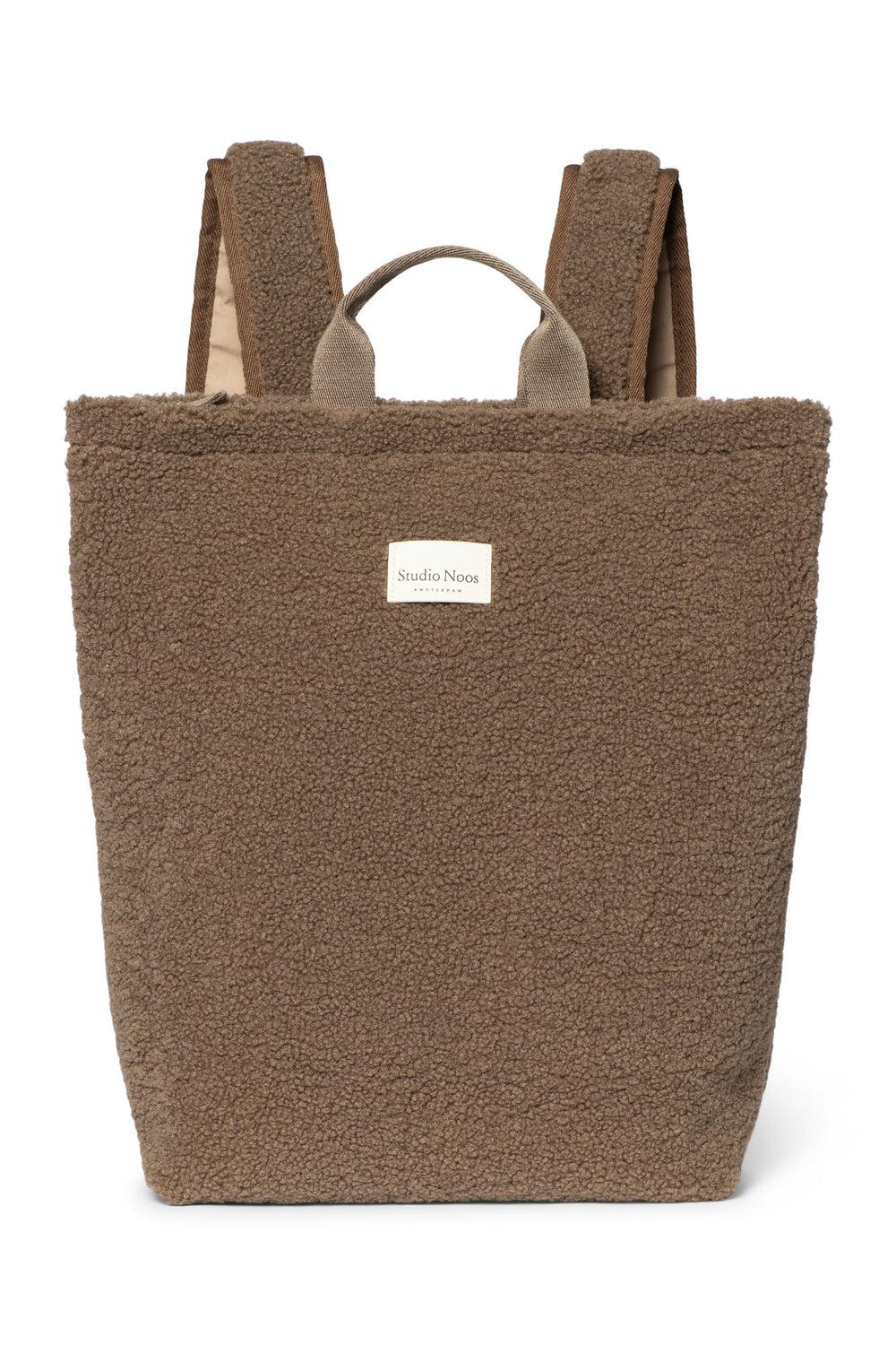 studio noos Bruine Teddy Adult Backpack
