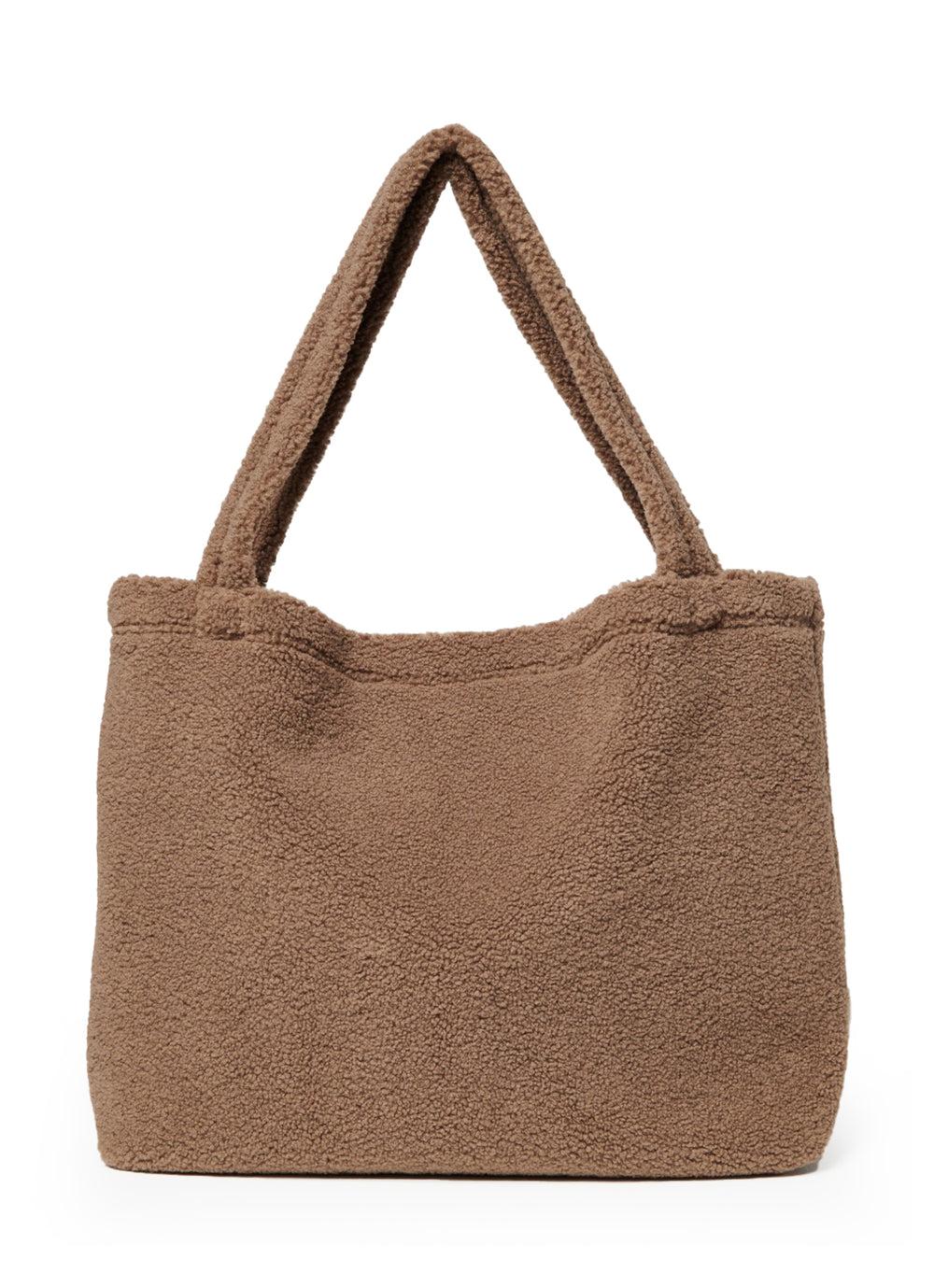 studio noos Bruine Teddy Mom Bag