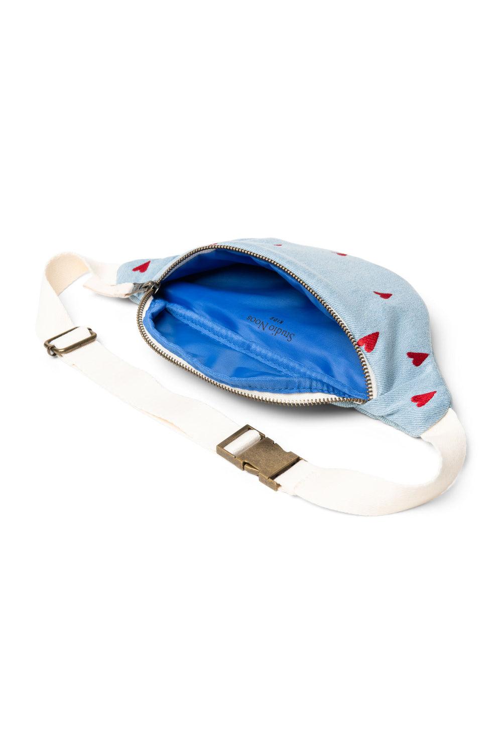 Studio Noos Denim Hearts Mini Fanny Pack