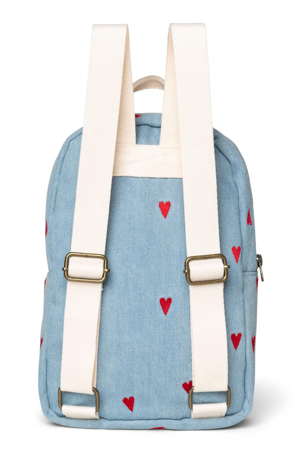 Studio Noos Denim Hearts Mini Rugzak