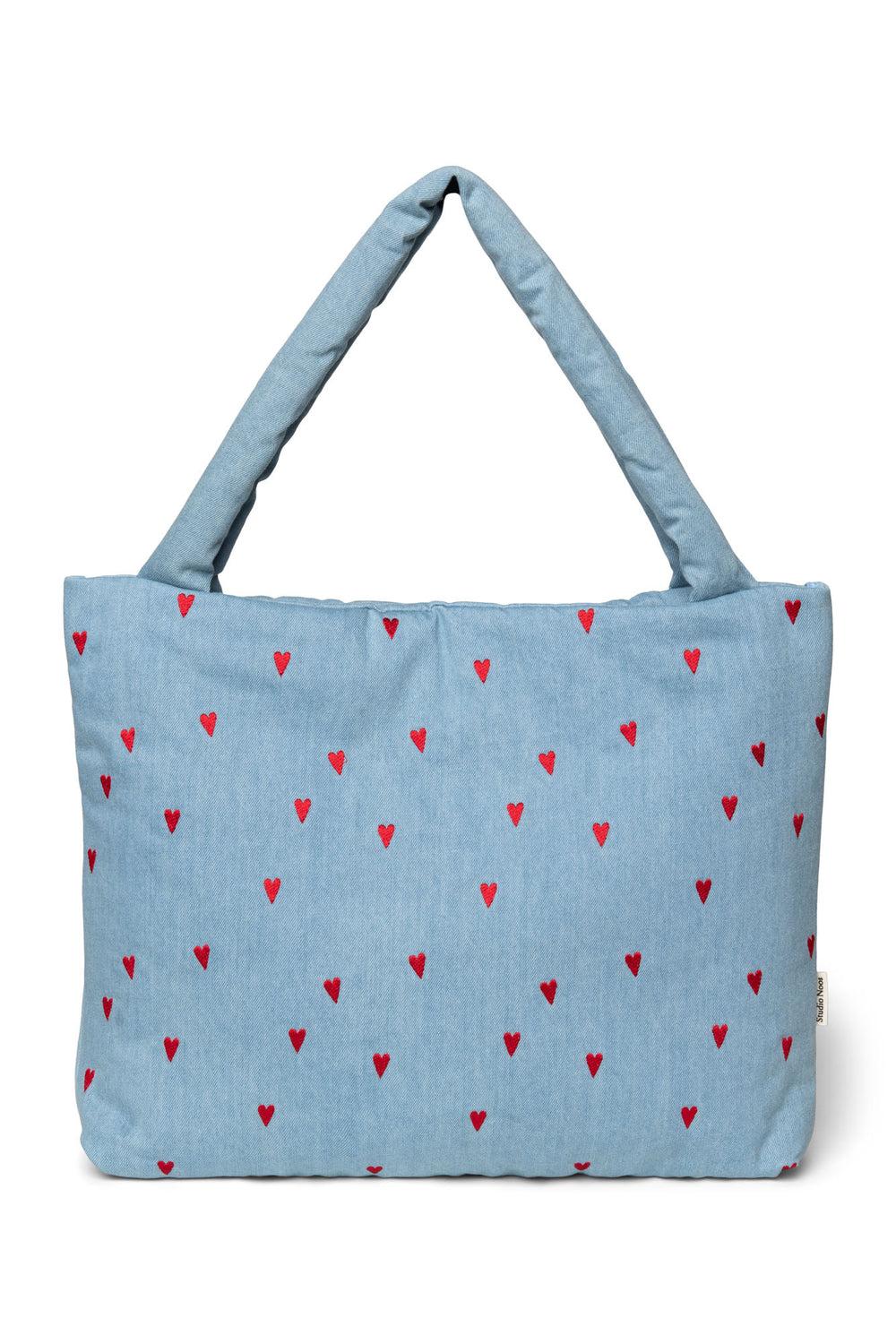 studio noos Denim Hearts Mom Bag