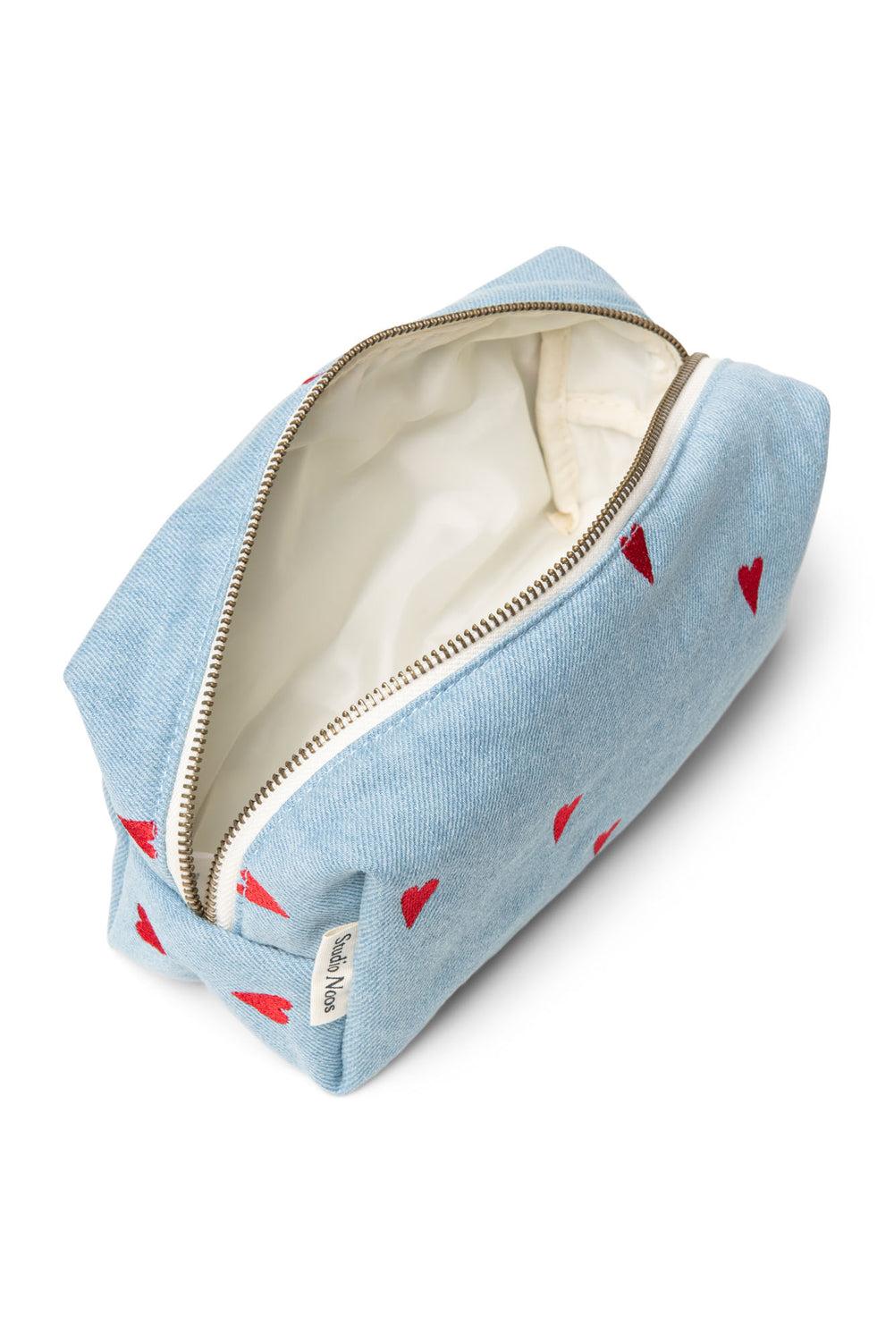 Studio Noos Denim Hearts Pouch