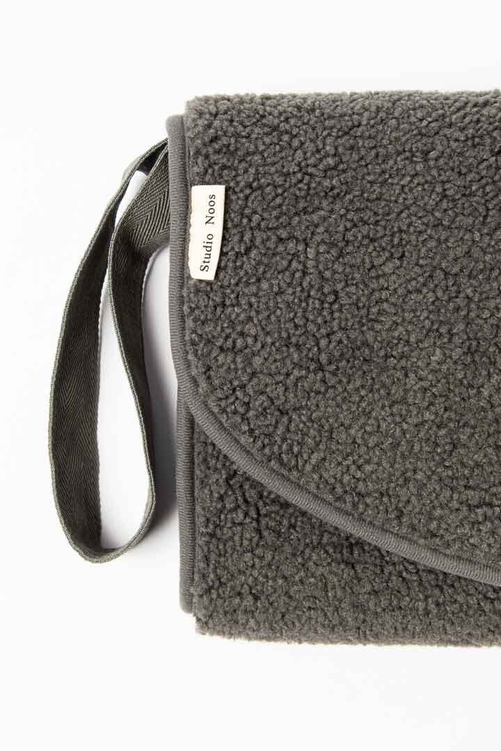 Studio Noos Donkergrijs Teddy Verschoonmatje