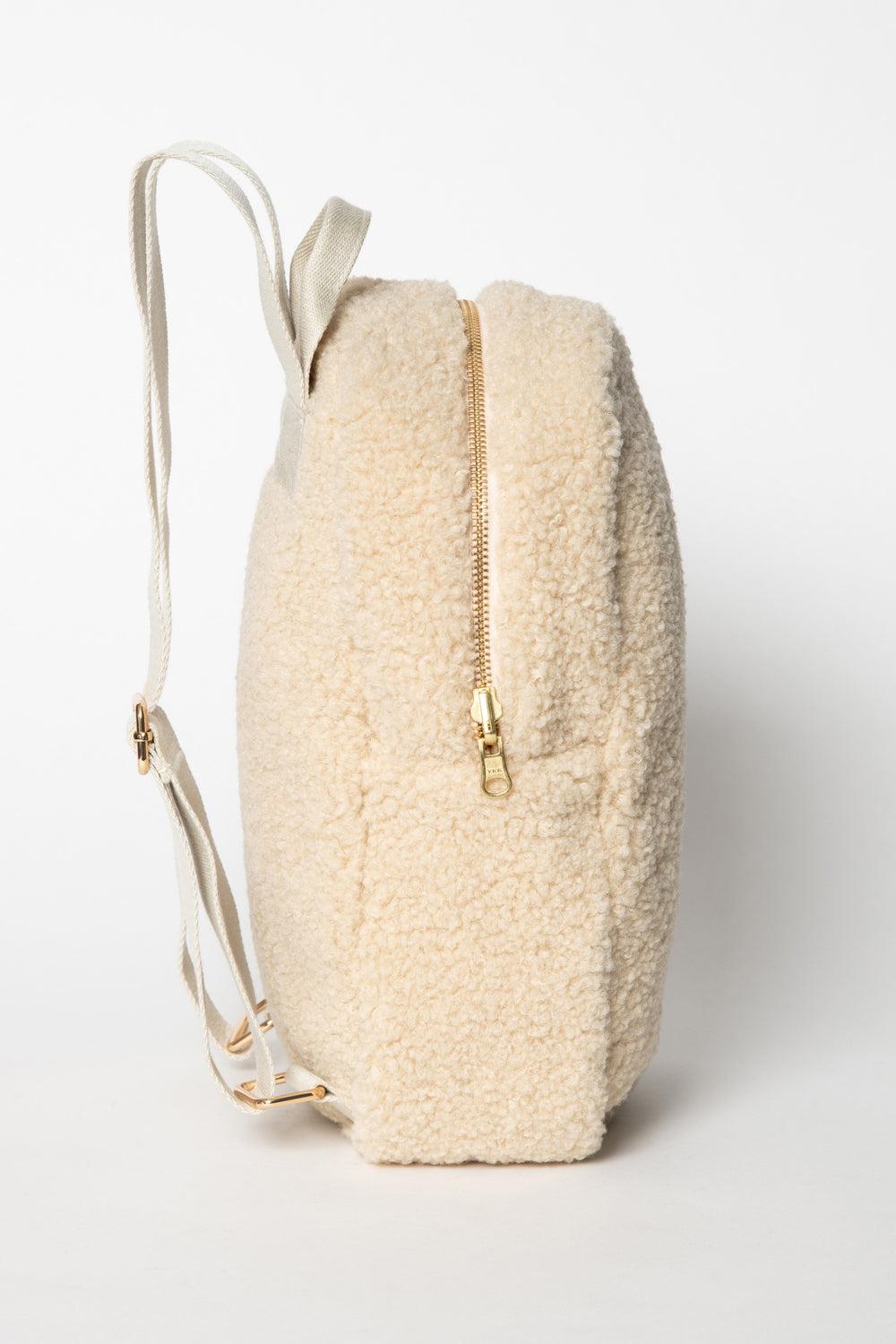 Studio Noos Ecru Teddy Mini Rugzak