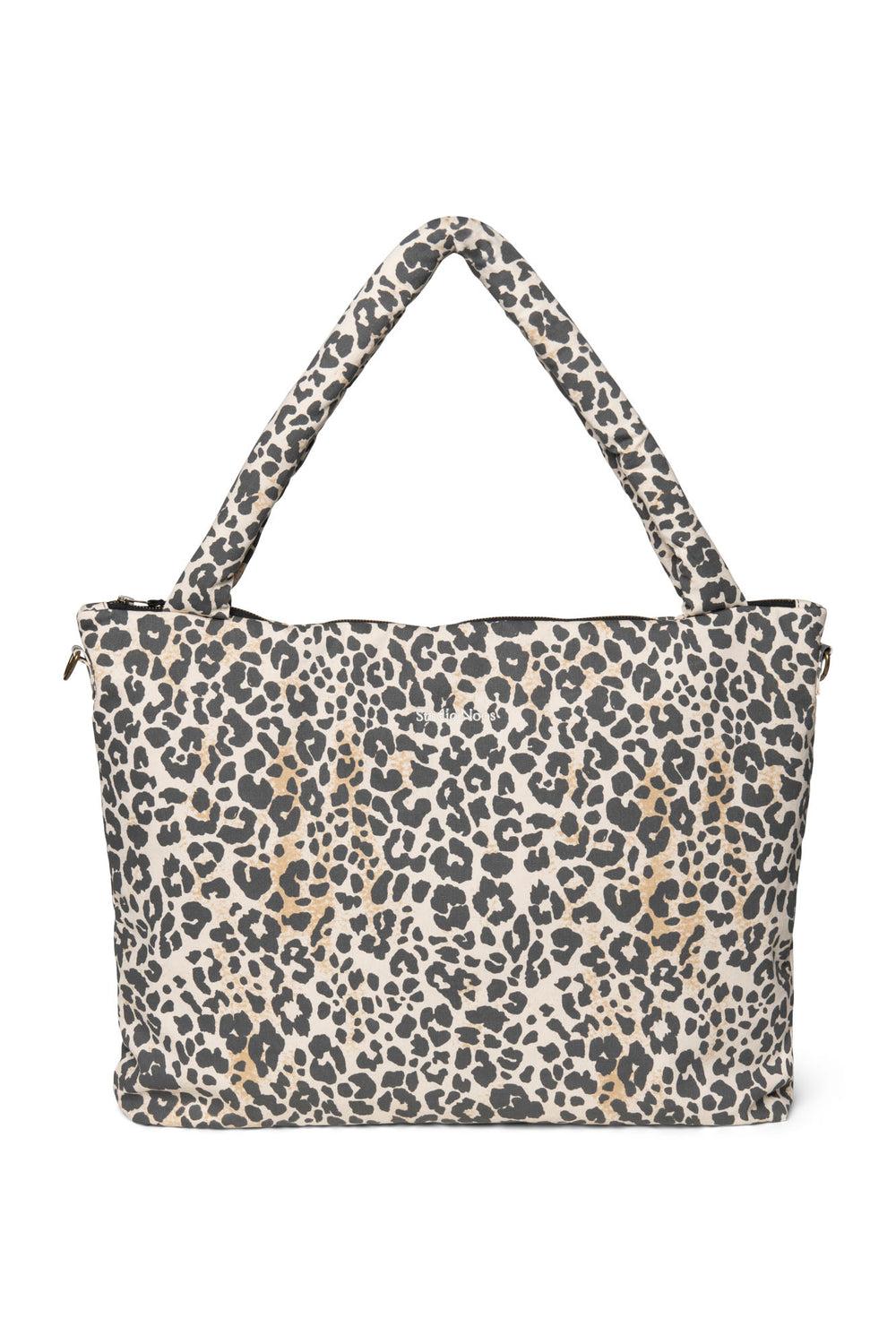 studio noos Leopard Soft Cotton Diaper Bag