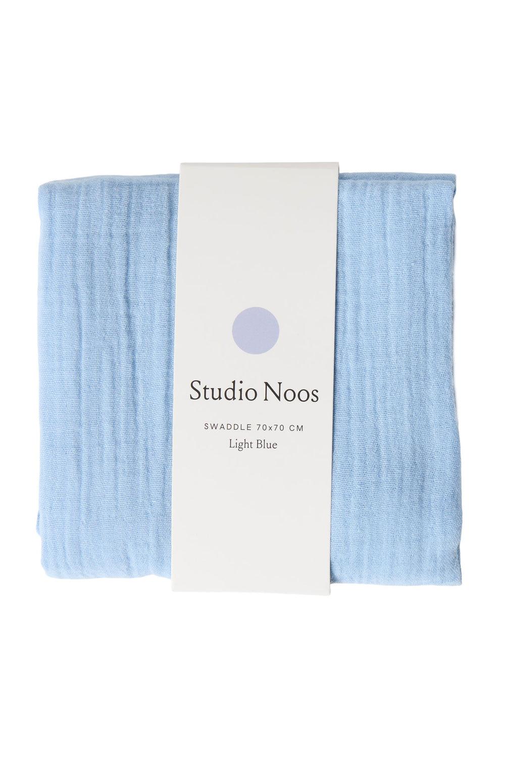 studio noos Light Blue Swaddle Uni Medium