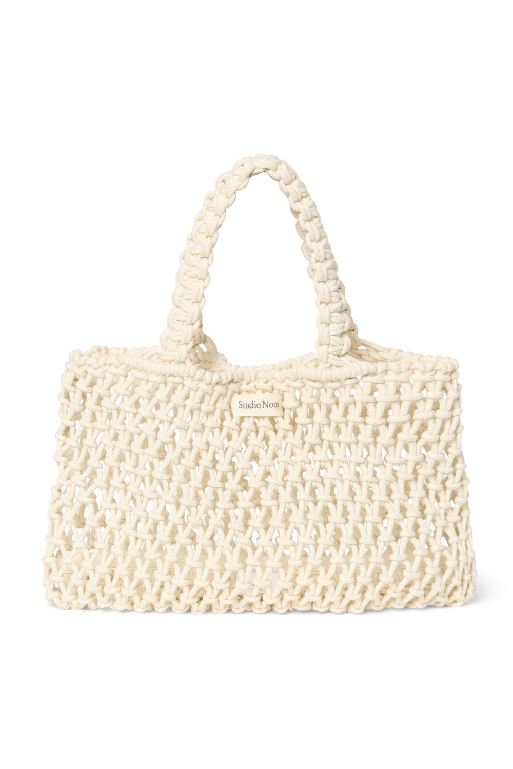 studio noos Natural Macrame Mini Handbag