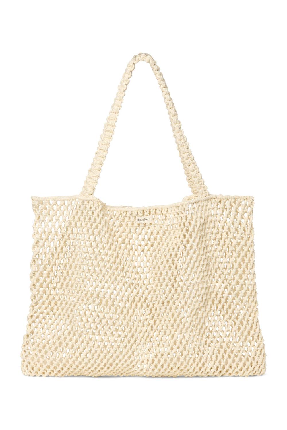 studio noos Natural Macrame Mom Bag