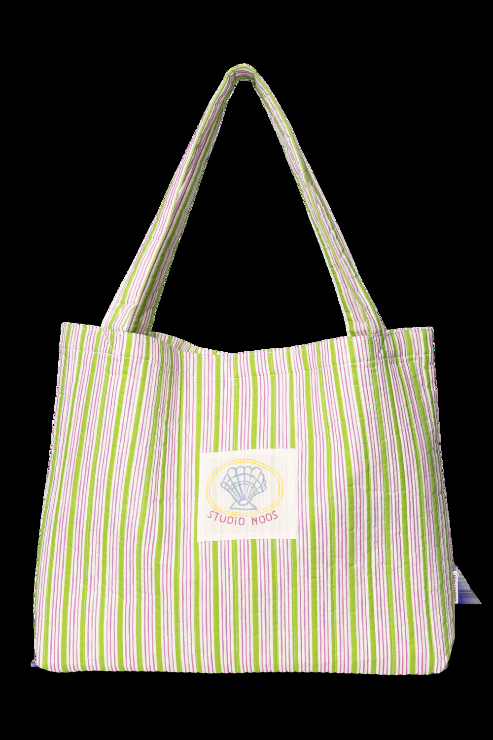 studio noos Serenity Cotton Striped Mom Bag