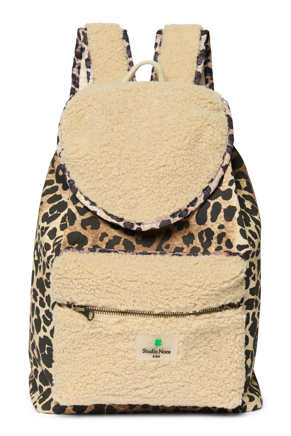 studio noos Teddy Leopard Midi Rugtas
