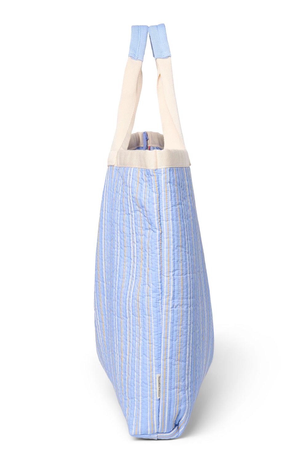 Studio Noos Titane Cotton Striped Beach Bag