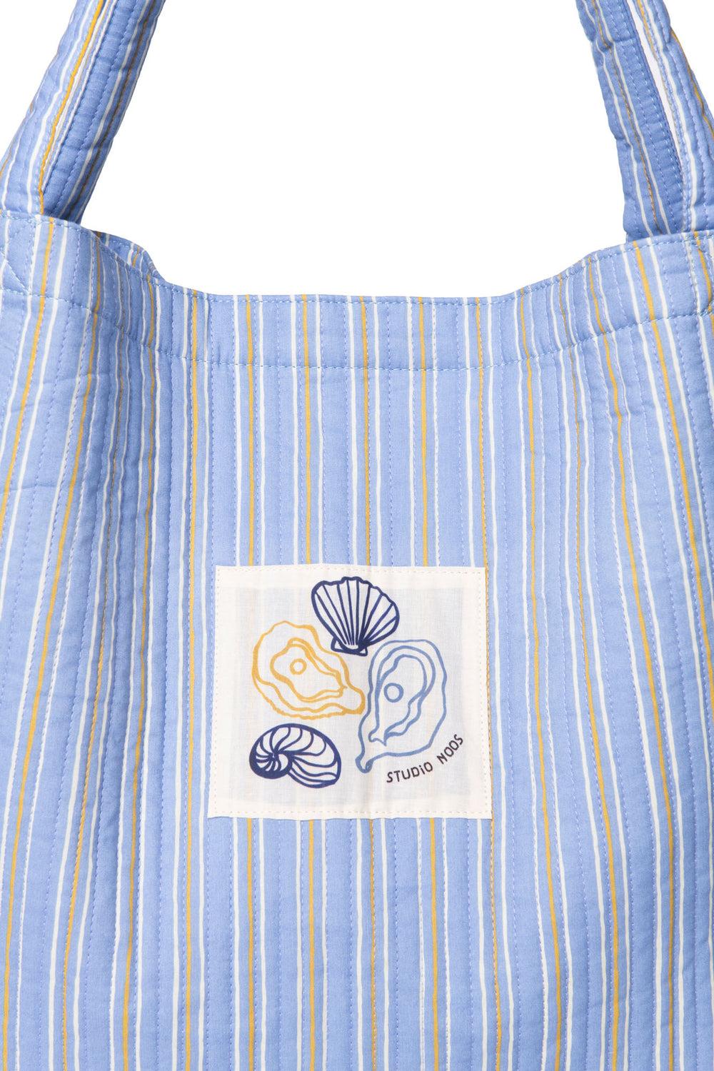 Studio Noos Titane Cotton Striped Mom Bag