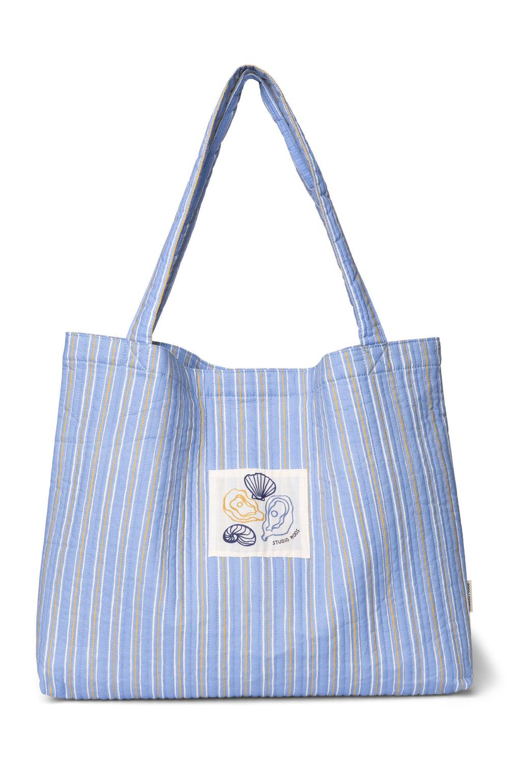 studio noos Titane Cotton Striped Mom Bag
