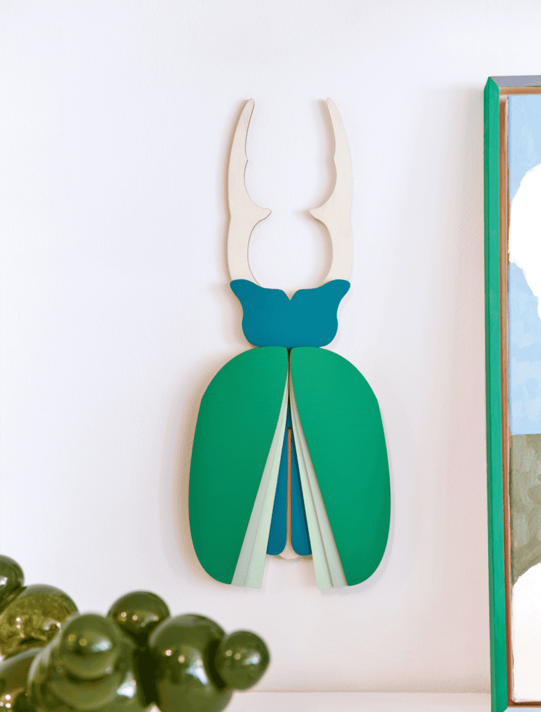 Studio Roof Crowned Beetle Atelier Toit Crowned Beetle Wall Art