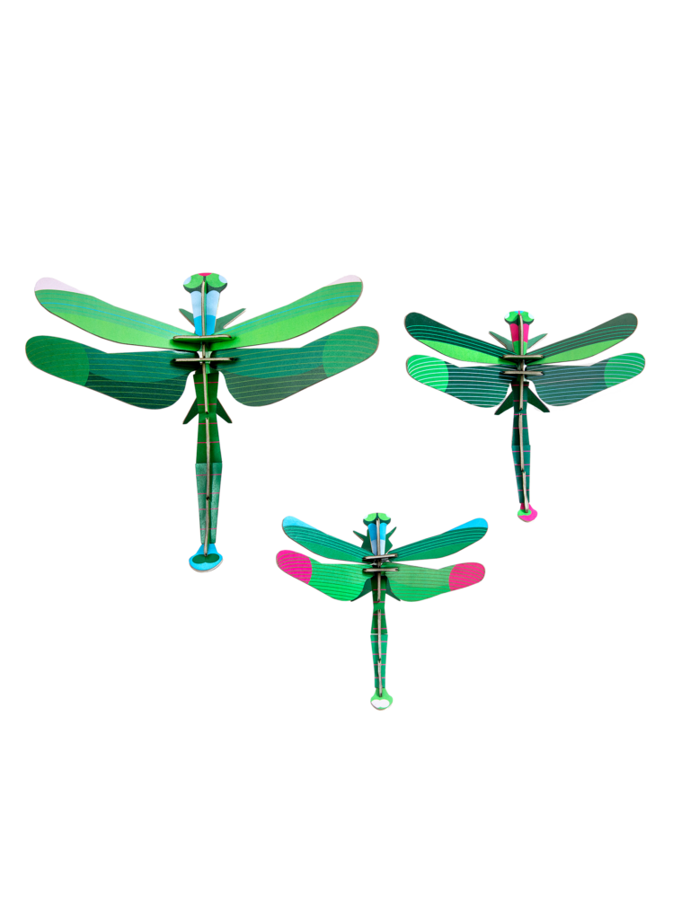 studio roof Dragonflies set of 3 Thema's Dragonflies set of 3 Vlinders
