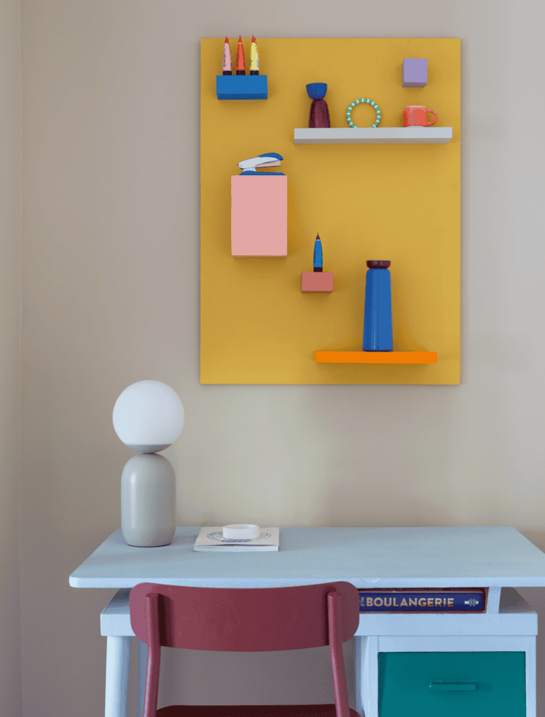 Studio Roof Mondriaan Yellow Shelves Atelier Toit Mondriaan Yellow Shelves Wandplanken