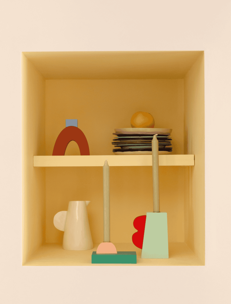 Studio Roof Moon Candle Holder Atelier Toit Moon Candle Holder Kandelaars