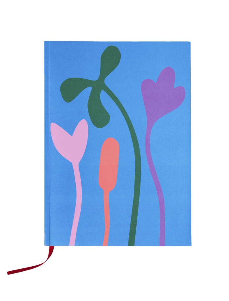 studio roof Notebook A4 – Flowers Objekten Notebook A4 – Flowers Notebooks