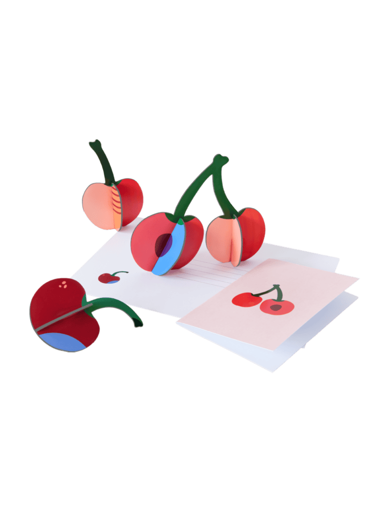 studio roof Pop Out Card Cherries Objekten Pop Out Card Cherries Pop out cards