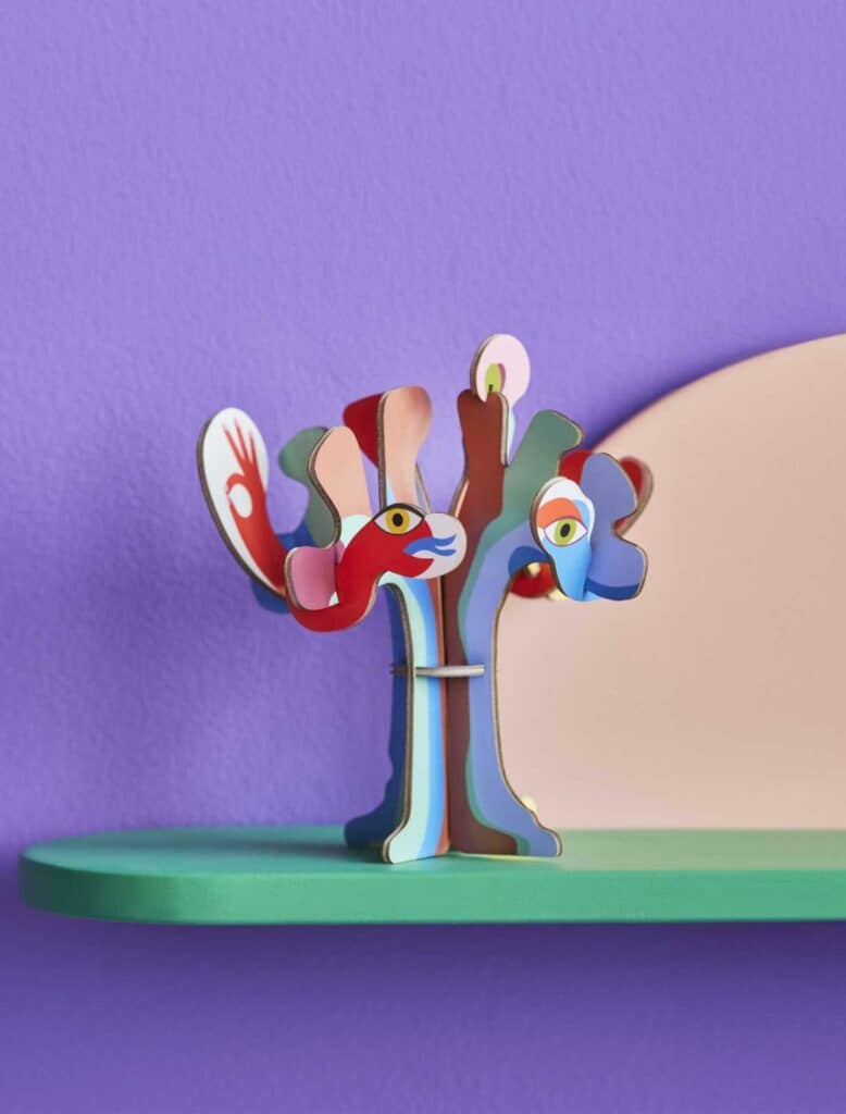 Studio Roof Pop Out Card Cosmic Tree Thema's Pop Out Card Cosmic Tree Floral Art