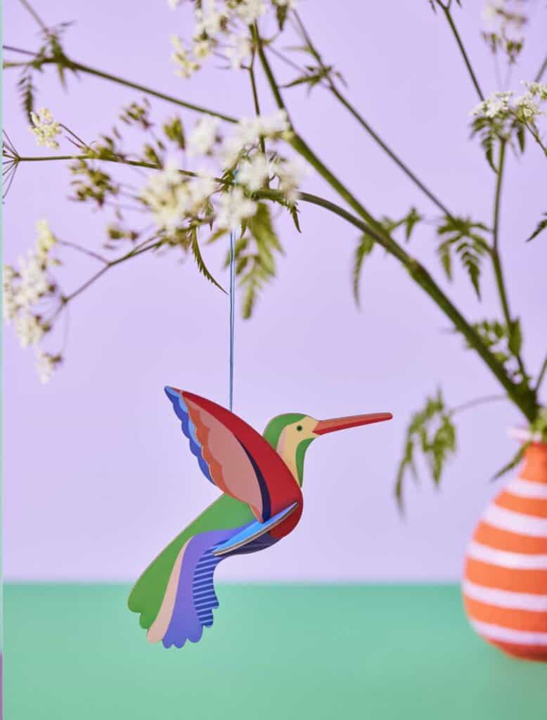 Studio Roof Pop Out Card Hummingbird Thema's Pop Out Card Hummingbird Vogels
