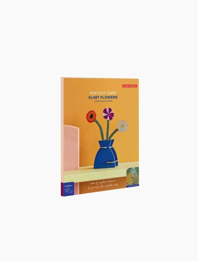 Studio Roof Pop Out Card Klimt Flowers Thema's Pop Out Card Klimt Flowers Floral Art