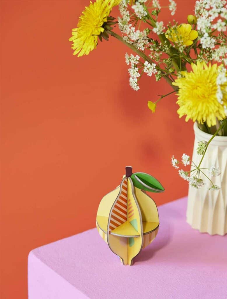 Studio Roof Pop Out Card Lemon Objekten Pop Out Card Lemon Pop Out Cards