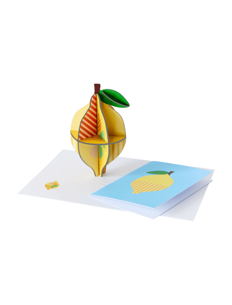 studio roof Pop Out Card Lemon Objekten Pop Out Card Lemon Pop out cards
