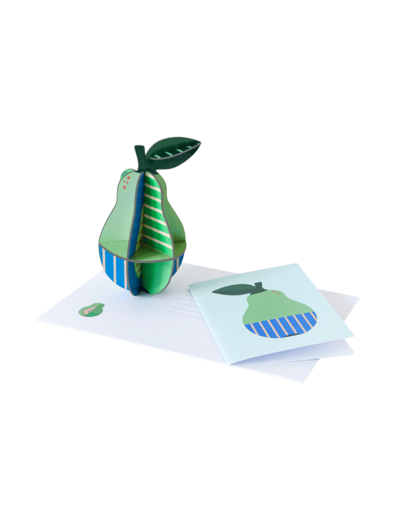 studio roof Pop Out Card Pear Objekten Pop Out Card Pear Pop out cards