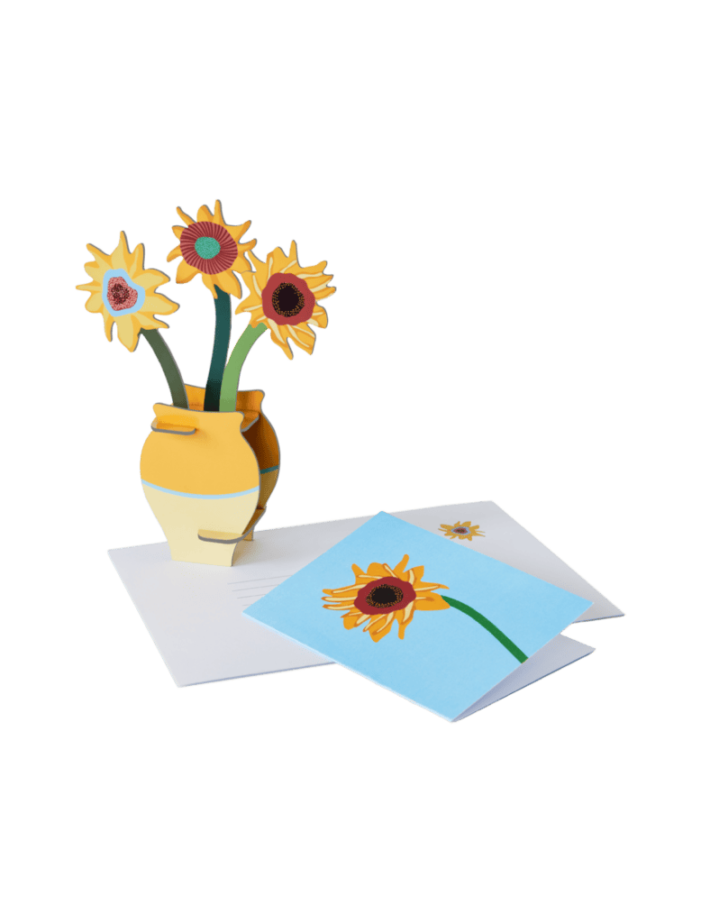 studio roof Pop Out Card Van Gogh Flowers Thema's Pop Out Card Van Gogh Flowers Floral Art