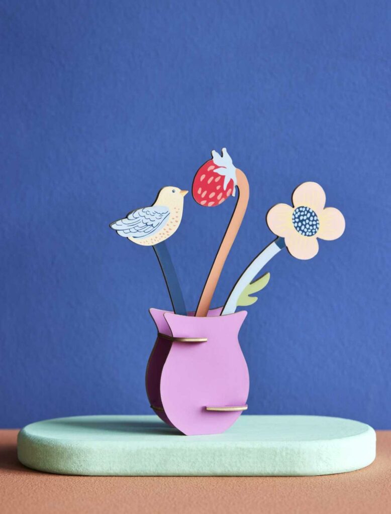 Studio Roof Pop Out Card William Morris Flowers Thema's Pop Out Card William Morris Flowers Floral Art