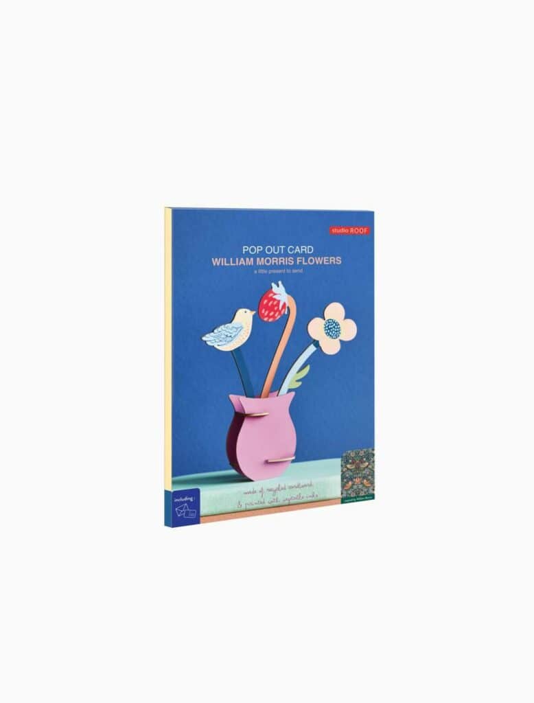 Studio Roof Pop Out Card William Morris Flowers Thema's Pop Out Card William Morris Flowers Floral Art