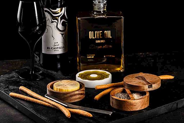 style de vie Keramieken olijfolie schaaltje bakje voor boter en peper en zout bakje