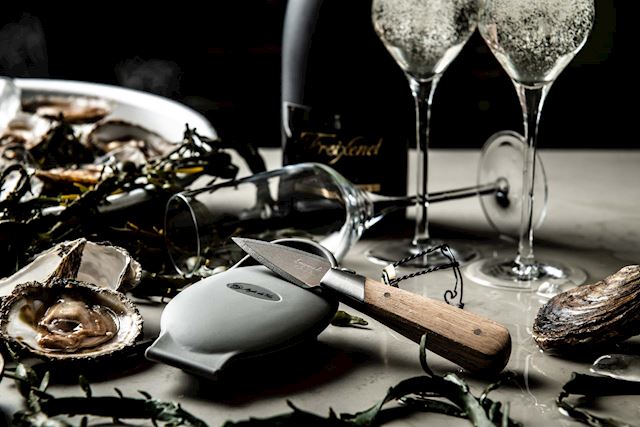 style de vie Luxury Line Oester geschenkset Eikenhout