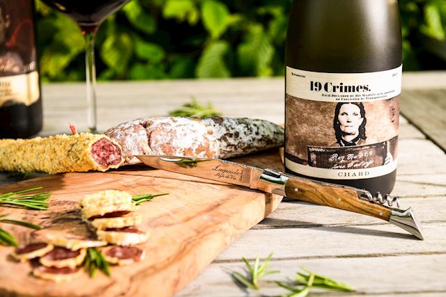 style de vie Luxury Line Zakmes met Kurkentrekker Olijfhout