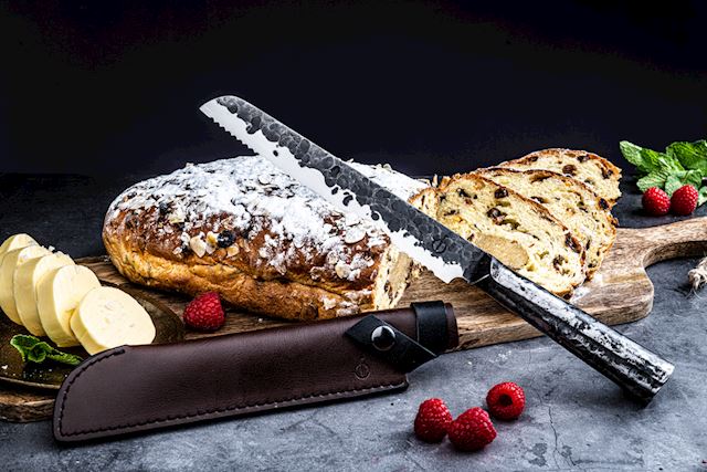 style de vie Forged Lederen Hoes Broodmes