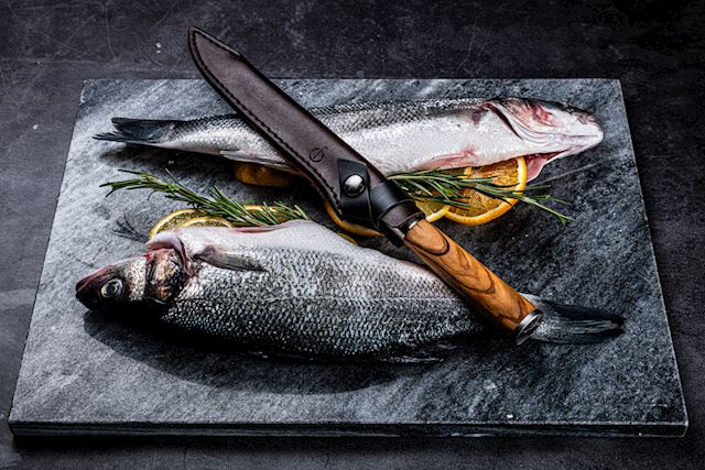 style de vie Forged lederen hoes visfileermes