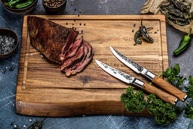 style de vie Forged Olive Steakmessen