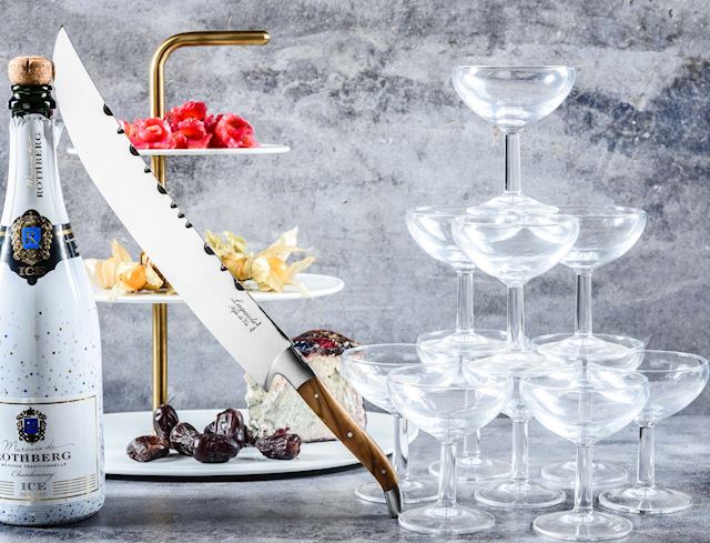 style de vie Luxury Line Champagnesabel Olijfhout