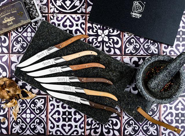 style de vie Luxury Line Steakmessen Gemengd hout