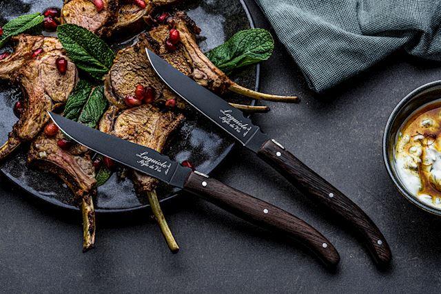 style de vie Luxury Line Steakmessen Wengé Zwart