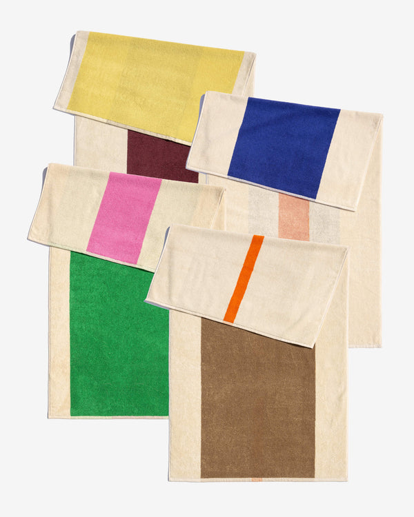 suite702 Badhanddoeken Set (4 st.) Royal Blue Pink Yellow Orange