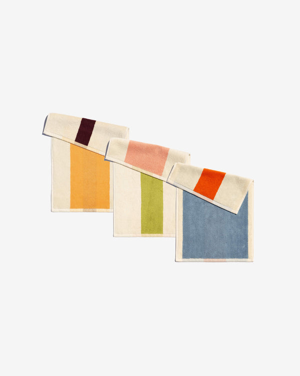 suite702 Gastendoekjes Set (3 st.) Lime Sunny Yellow Sky Blue