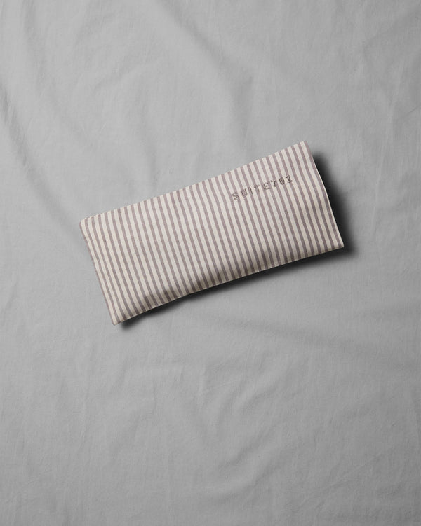 suite702 Aroma Eye Pillow Streep Brown Ecru
