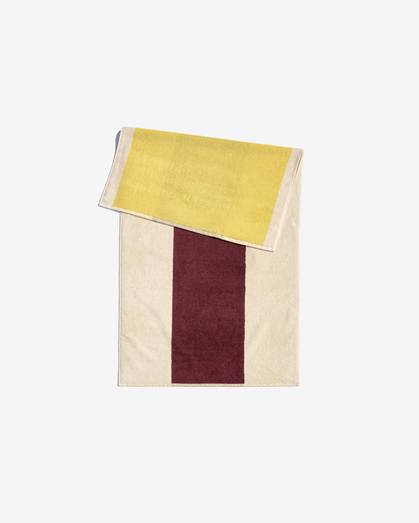 suite702 Badhanddoek Yellow Bordeaux