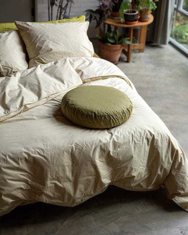 Suite702 Beddengoed Set Katoen Streep Lemon Ecru