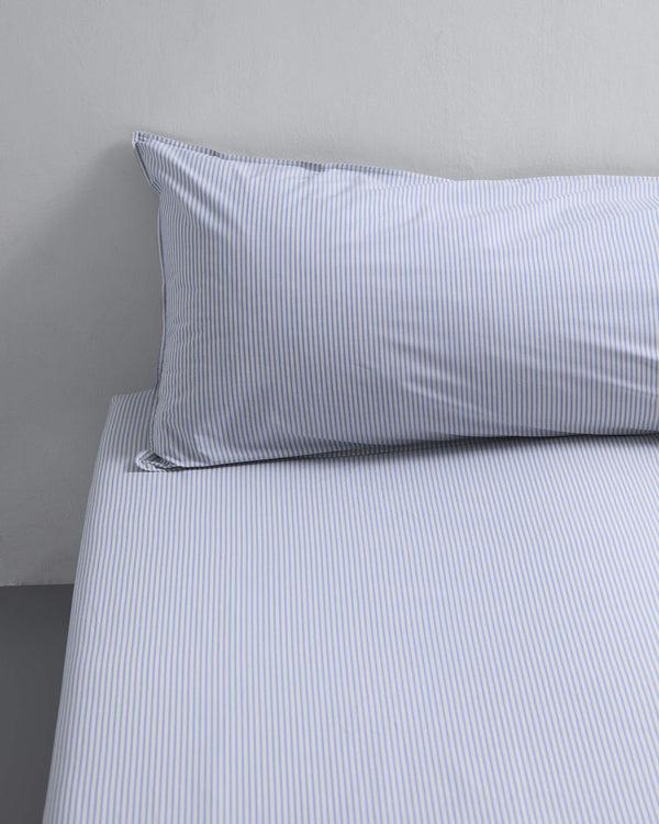 suite702 bedMATE Sloop Streep Katoen Blue Ecru