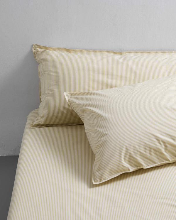 Suite702 BedMATE Sloop Streep Katoen Lemon Ecru