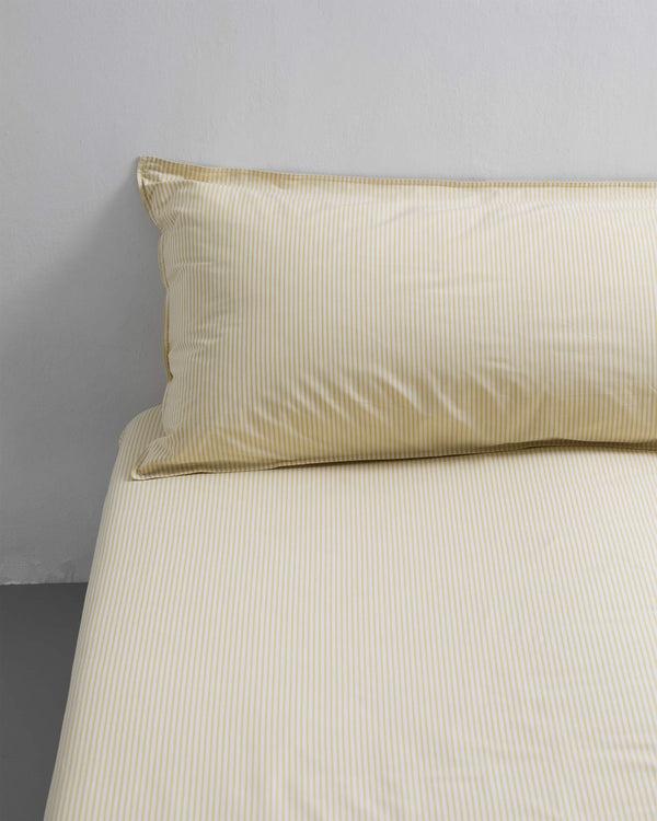 suite702 bedMATE Sloop Streep Katoen Lemon Ecru
