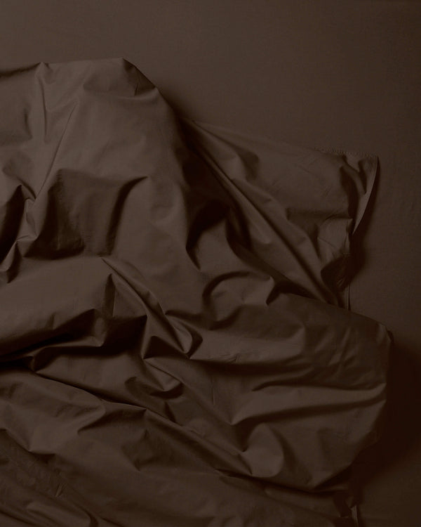 suite702 Dekbedovertrek Katoen Coffee Brown